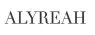 Brand name 'ALYREAH' in a stylized font on a white background